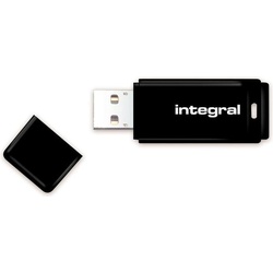 Integral BLACK 64GB USB 3.0 (3.1 Gen 1) Typ A Schwarz USB-Stick (64 GB, USB 3.2, USB A), USB Stick, Schwarz