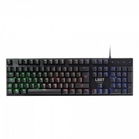 OSEBERG Gaming-Tastatur Halbmechanisch RGB US-Layout QWERTY PC beleuchtet