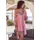 vivance dreams by lascana Damen Kimono pink gemustert Gr.36/38