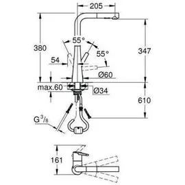 Grohe Zedra chrom 32553002