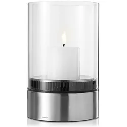 Blomus Windlicht Edelstahl Glas H 23 x Ø 15 cm Deko Modern