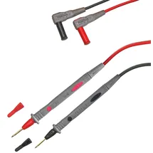 Peaktech TKS-8, ; Messleitung, 2 mm Prüfspitze und Schutzkappen, rot ; schwarz