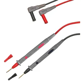 Peaktech TKS-8, ; Messleitung, 2 mm Prüfspitze und Schutzkappen, rot ; schwarz