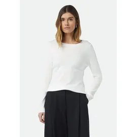 Comma, Strickpullover, weiß, 40