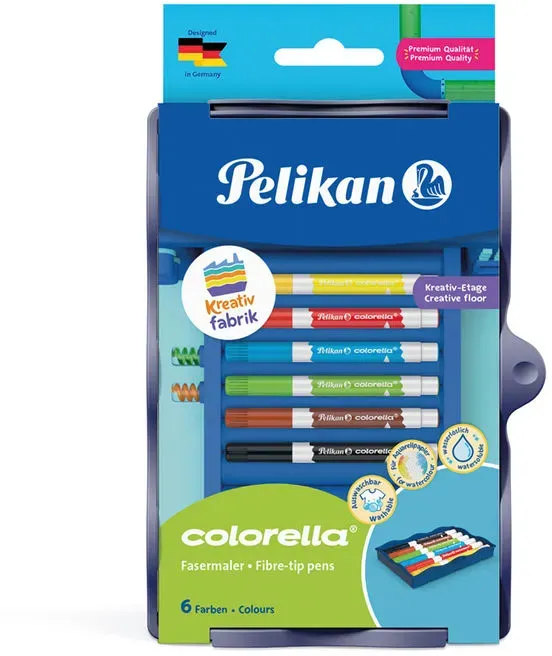 Preisvergleich Produktbild Pelikan Filzstifte, 6er Pack