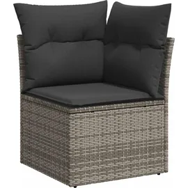 vidaXL Garten-Lounge-Set 9-tlg. grau