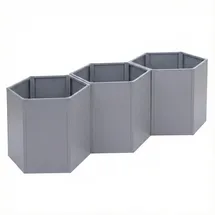 Mendler HWC-P64 77 x 264 x 100 cm Grau