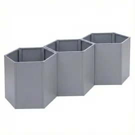 Mendler HWC-P64 77 x 264 x 100 cm Grau