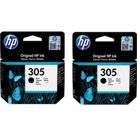 HP Original HP 2x305 Black TINTE PATRONE Deskjet 1200