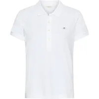 GANT Poloshirt SLIM Shield Cap Logo Polo«, weiß