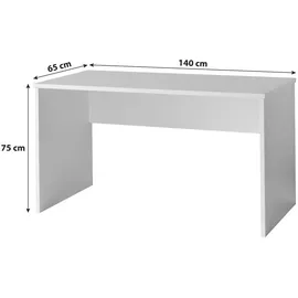 Vipack Kinderschreibtisch London Anthrazit