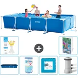 Rechteckiger Frame Pool - 450x220x84 Cm - 7-teilig  S146