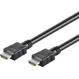 goobay 0,5m High Speed HDMI Kabel mit Ethernet, 0.5 m, schwarz