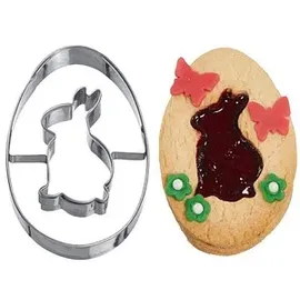 Westmark Ausstechform Osterei mit Hase 36762291 8,0 cm, 1 St.