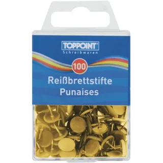 Stylex Heftzwecken gold, 100 Stück