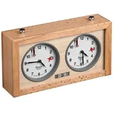 Philos Schachuhr Gardé, mechanisch, Holzgehäuse