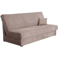 Schlafsofa Adela Mini Cord mit Bettkasten, 3 Sitzer Sofa, Bettsofa, Couch mit Schlaffunktion, Polstersofa, Schlafsofa, Couchgarnitur, Farbauswahl (Poso 145)