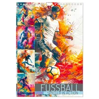Calvendo Fussball - Spieler in Action (Wandkalender 2026 DIN