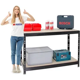 Proregal Mega Deal 5x Werkbank Tiger HxBxT 90 x 140 x 60 cm Freizeit, Heimwerken, Werkstatt, Werkbänke