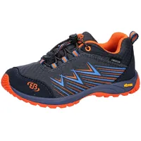 Brütting Chesna Low Cross-Laufschuhe, anthrazit/blau/orange, 33 EU