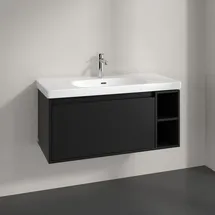 Villeroy & Boch Skyla Waschtischunterschrank 1 Auszug, 972 x 436 x 439 mm, Volcano Black