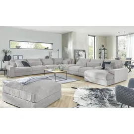 Sofa.de Hocker Branna 90 x 45 x 120 cm Beige/Grau