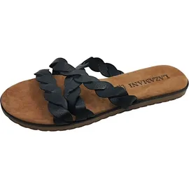 LAZAMANI Pantolette Schwarz 37