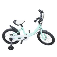 16 Zoll Kinderfahrrad kinder Fahrrad mit Stützrädern Hilfsrad Mädchen Jungen als Geschenk für kinder 4-6 Jahre (Grün)