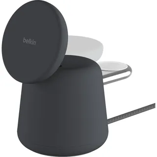 Belkin BOOST CHARGE Pro 2in1 Ladedock mit MagSafe 15 Watt dunkelgrau