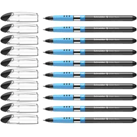Schneider Kugelschreiber Basic Schwarz 0,5 mm 10 St.