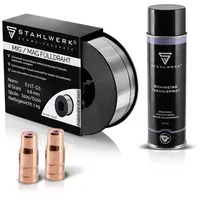 STAHLWERK Fülldrahtdüse 2er Set + Fülldraht 0,8 mm 1
