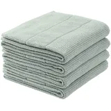 SCHIESSER Turin Handtuchset 50 x 100 cm grün 4-tlg.