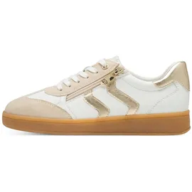 Marco Tozzi Sneaker Low Damen Weiß/Gold 40