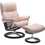 Stressless Stressless® Relaxsessel »Mayfair«, mit Signature Base, Größe S, M & L, Gestell Schwarz, pink