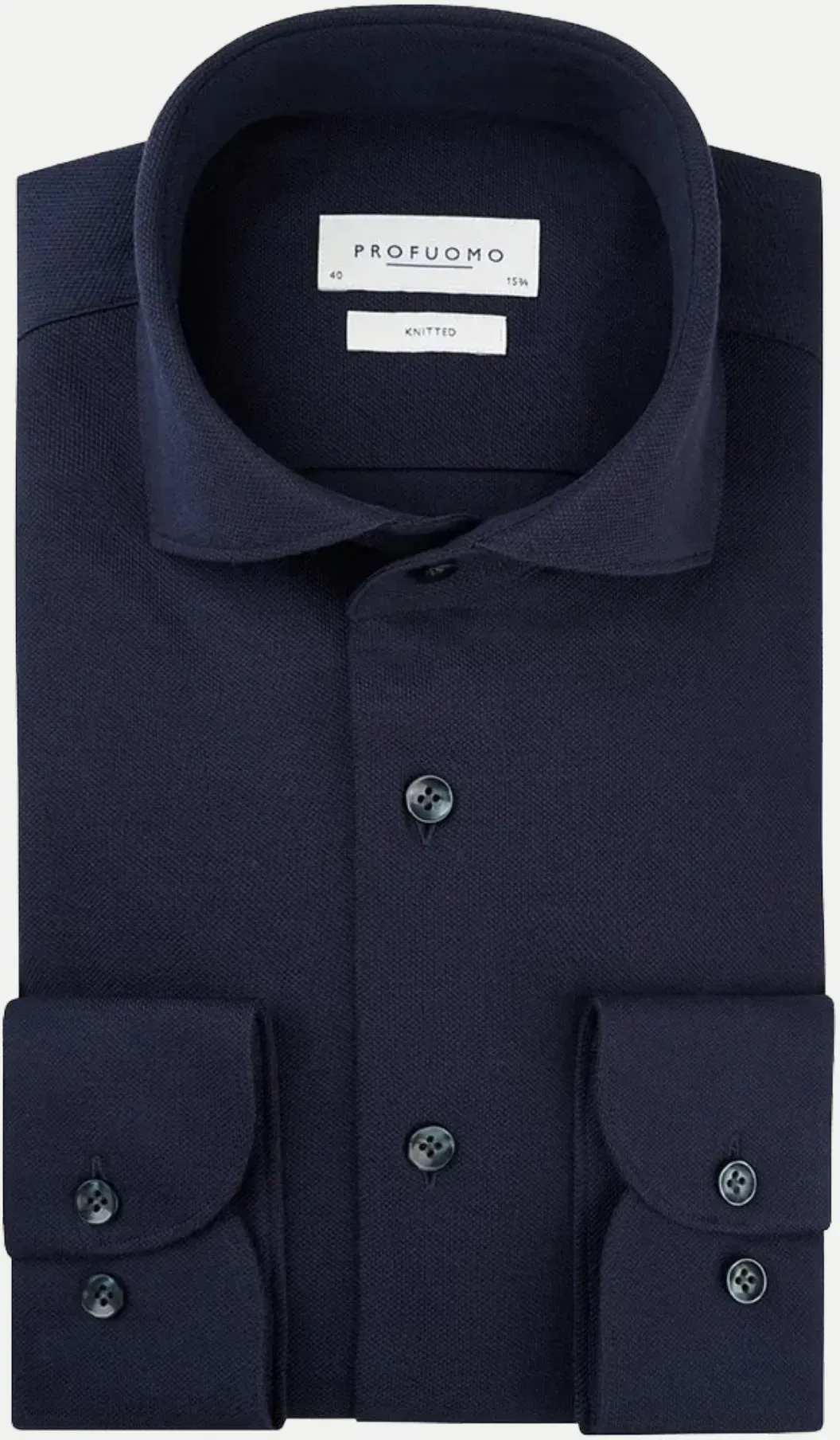 Knitted-Hemd Blau 39