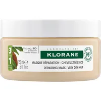 Klorane Klorane, Haarmaske, 3-in-1 Reparierende Maske für die Haare für sehr trockene Haare 150 ml)