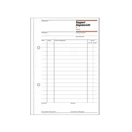 Sigel Formularbuch Rapport/Regiebericht A5 Blau
