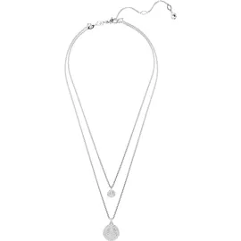 Swarovski Meteora Kette mit Anhänger Weiß / Silber