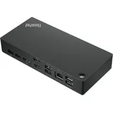 Lenovo 40AY0090UK Notebook-Dockingstation & Portreplikator Verkabelt USB 3.2 Gen 1 (3.1 Gen 1) Type-C Schwarz