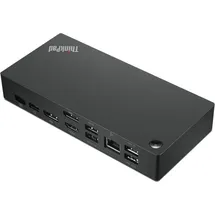 Lenovo 40AY0090UK Notebook-Dockingstation & Portreplikator Verkabelt USB 3.2 Gen 1 (3.1 Gen 1) Type-C Schwarz