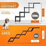Famanu Hundetreppe klappbar bis 60 kg - für kleine und große Hunde