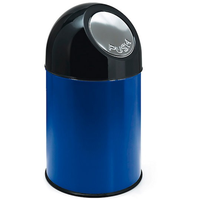 ReinigungsBerater Push-Mülleimer 30 l blau