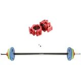 OEM Langhantel Pump-Training Fitness 20 kg schwarz/blau/grün