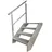 Kaminbau Mierzwa Premium Treppe 76 cm x 100 cm Stahl verzinkt