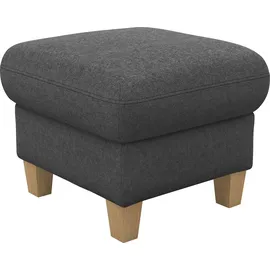 Home Affaire Polsterhocker Glendale mit Stauraum 58 x 48 x 58 cm Grau
