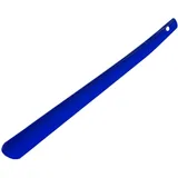 Kaps Hochwertiger Schuhlöffel aus Edelstahl für Männer und Frauen – farbig in langer Ausführung – Schuhanzieher aus hochwertigem Metall – in vielen Farben erhältlich (Blau) - 41 cm - 16.20 inch