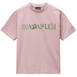 Napapijri Acadia Kurzarm-t-shirt - Pink Woodrose - 8 Jahre