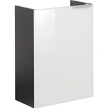 Fackelmann Waschbeckenunterschrank 44 x 60 x 24,3 cm Weiß