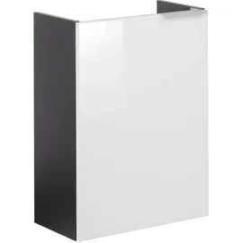 Fackelmann Waschbeckenunterschrank 44 x 60 x 24,3 cm Weiß