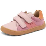 Bisgaard Barefoot Mädchen Klettschuhe Ricco Rosa Leder, Größe:28, Farbauswahl:Rose/pink